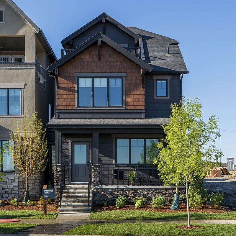 Calbridge Hearth showhome at Alpine Park in Calgary
