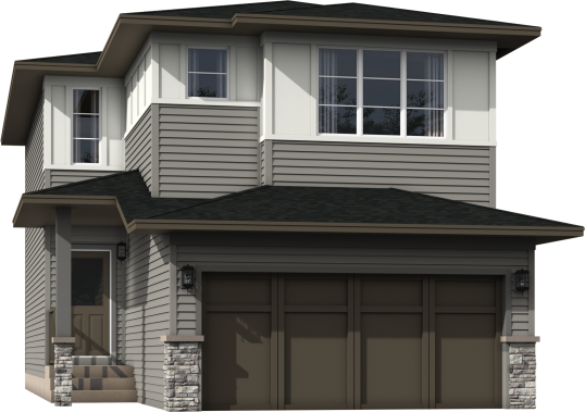 Irie home design by Calbridge in Bayview Airdrie