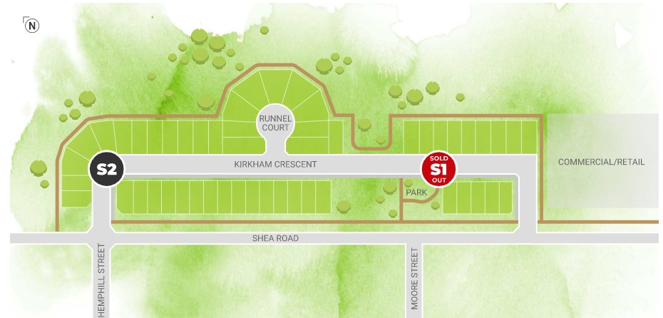 Site plan for Creekside in Richmond, Ontario