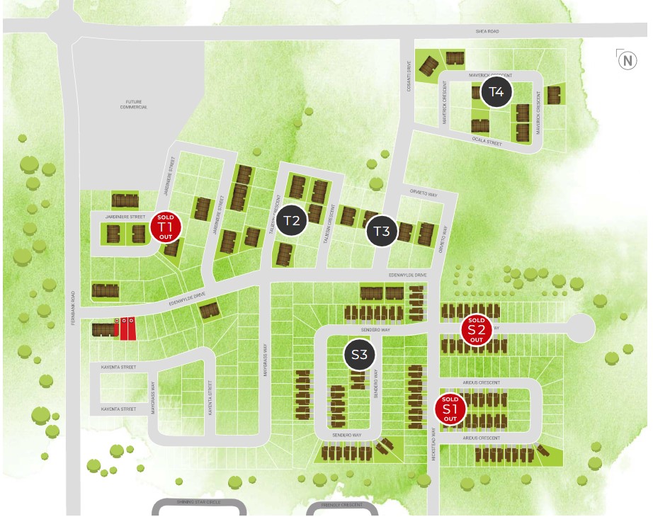 Site plan for EdenWylde in Stittsville, Ontario