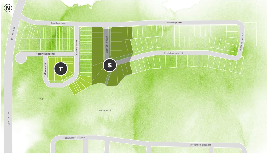 Site plan for Richardson Ridge (CH) in Ottawa, Ontario