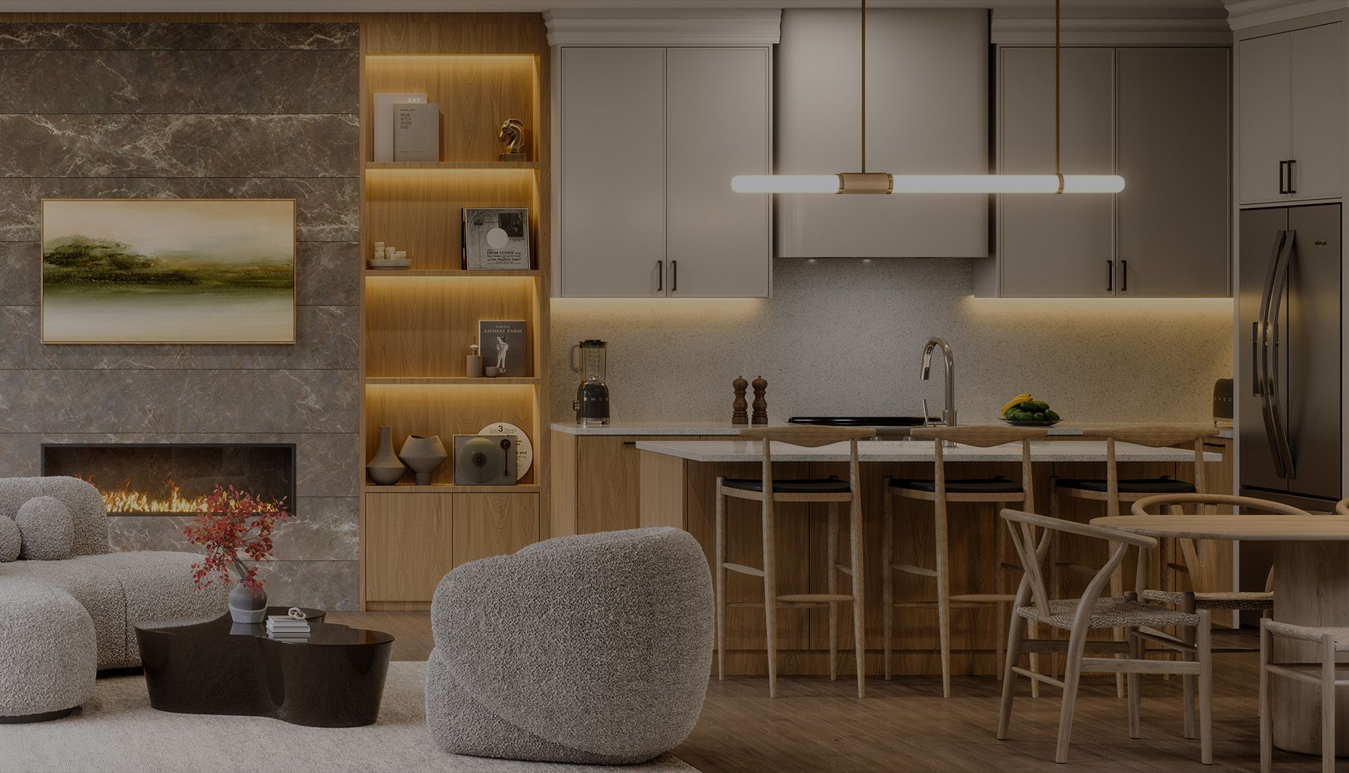 New homes at South Cornell development by CountryWide Homes in Markham, ON