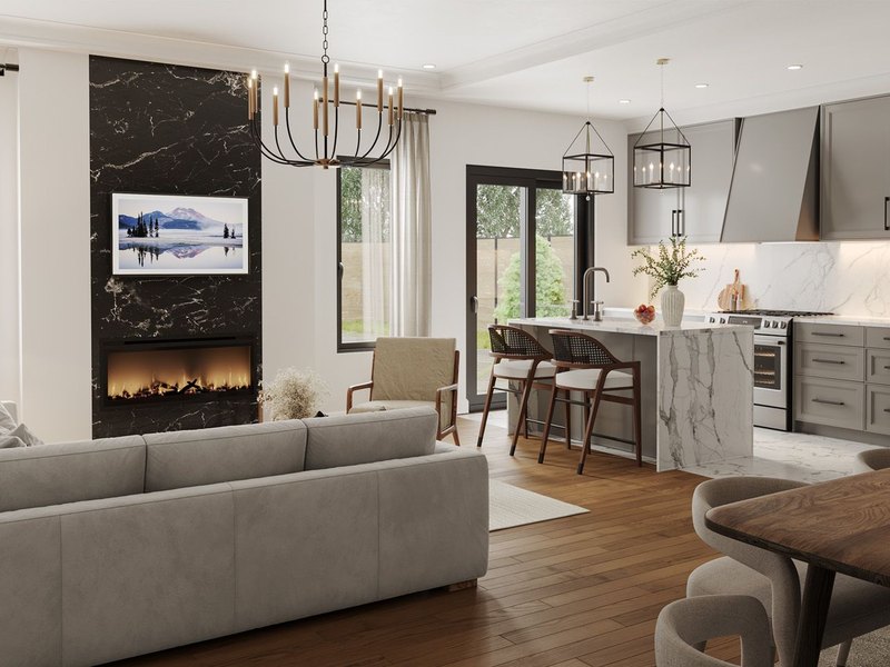 CountryWide Homes Queensville interior great room
