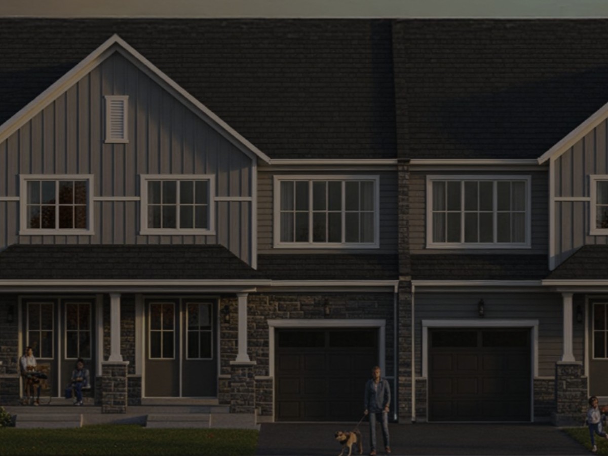 Shaw Valley Towns supplied exterior rendering