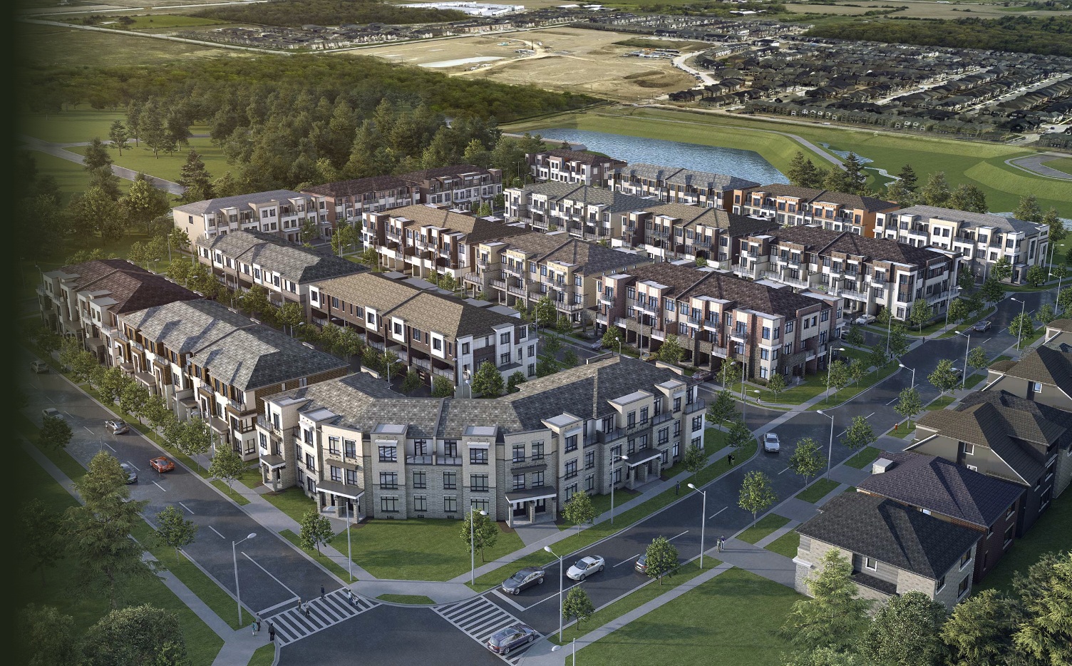 Site plan for Nava in Oakville, ON