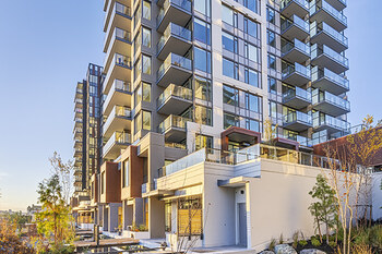 Dockside Green community building view
