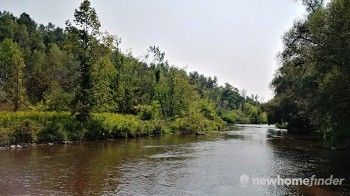 Credit River flowing through the town of Terra Cotta