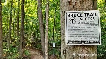 Bruce Trail runs through Silver Creek Conservation Area