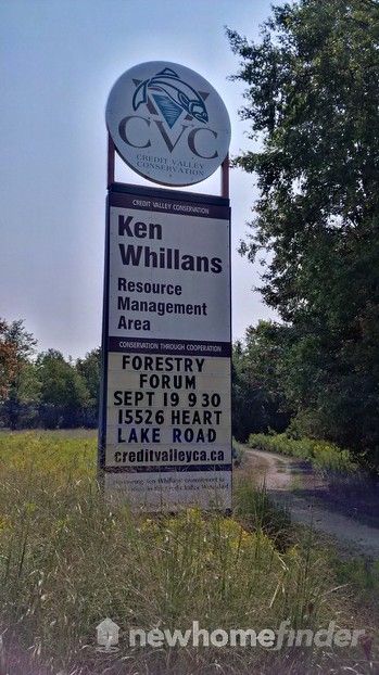 Ken Whillans sign as seen from Hurontario Rd