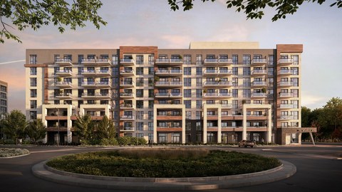 Mile & Creek condo building rendering