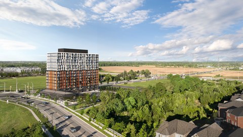 The Laurels aerial community rendering