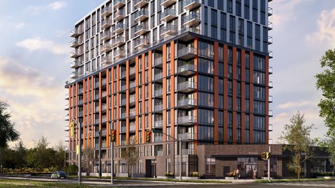 The Laurels condominium rendering