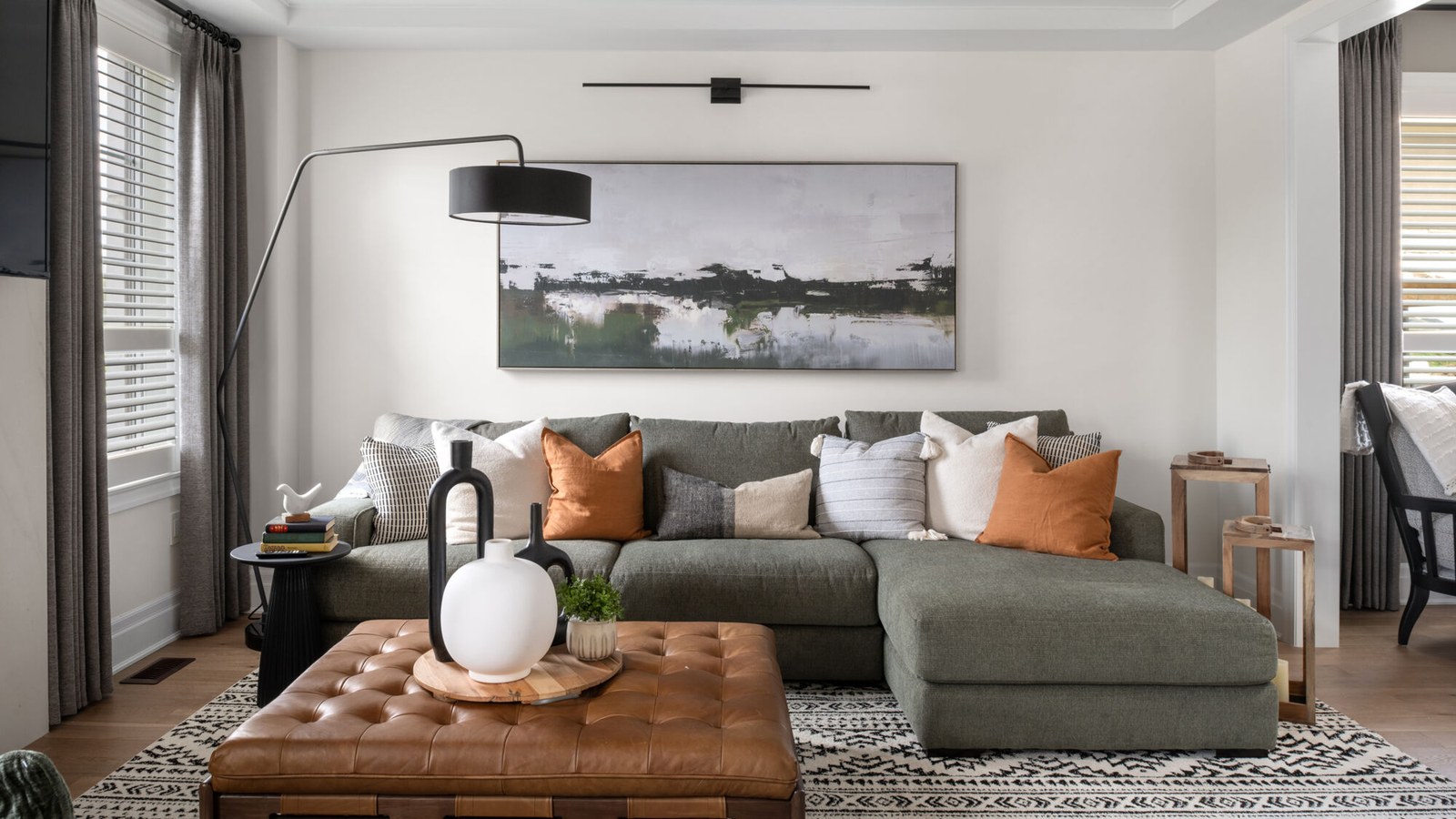Union living room interior by Mattamy Homes