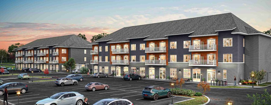 New homes at Locale development by Mattamy Homes in Orleans, Ontario