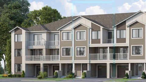 Wildflowers Ellis townhome exterior