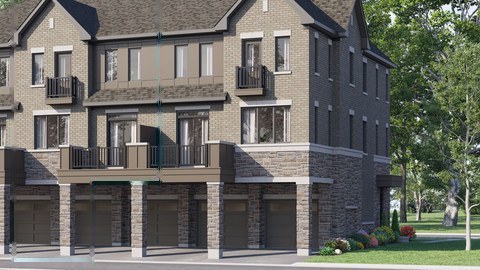 Clairmont Mirabelle townhome exterior