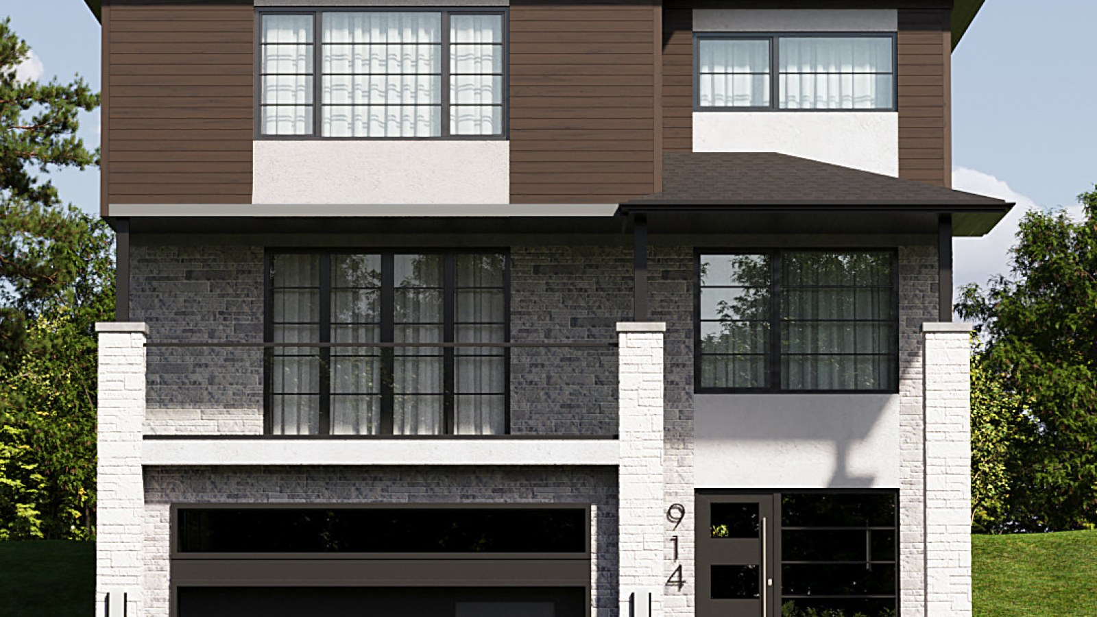 Heights of Doon Village Green home exterior by Gatto Homes