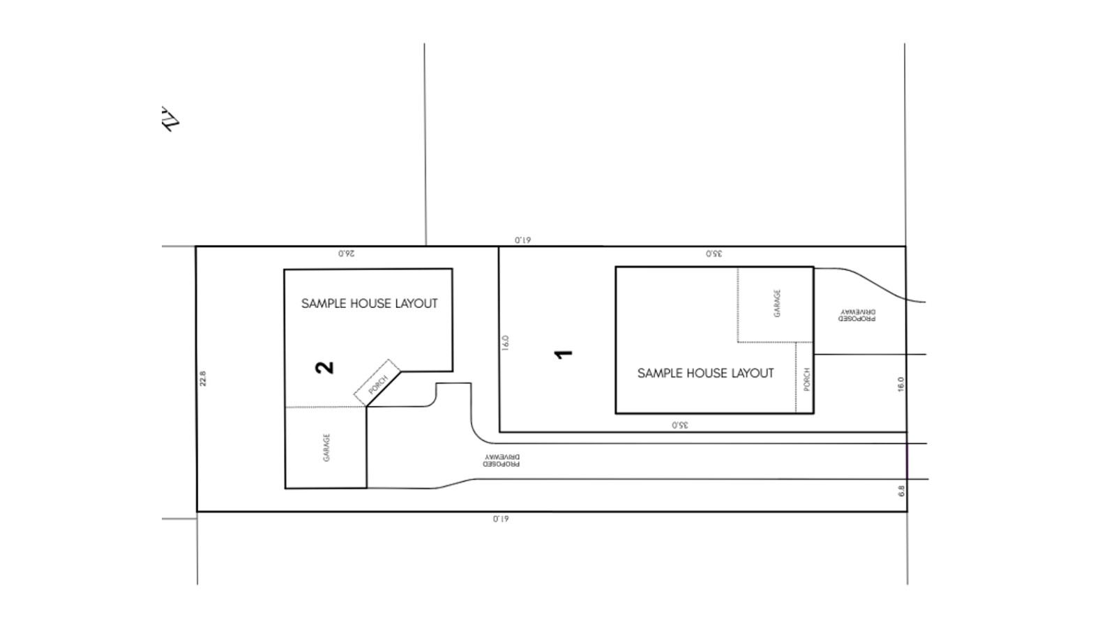 Heart of Elora sample custom-home lot layout