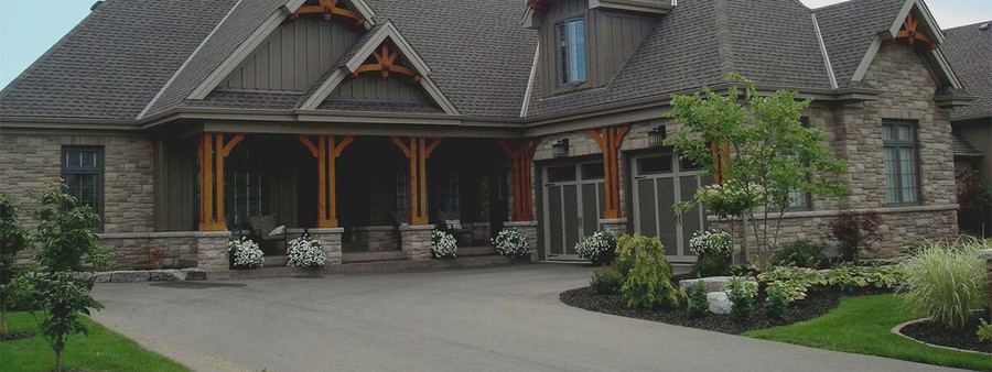New homes at Wood Haven Luxury Condominiums development by Gentrac Homes in Tillsonburg, Ontario