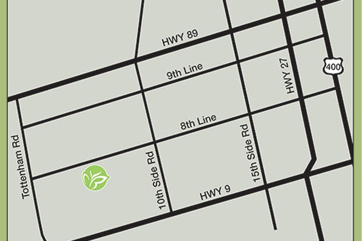 Site plan for Beeton Village in Beeton, Ontario