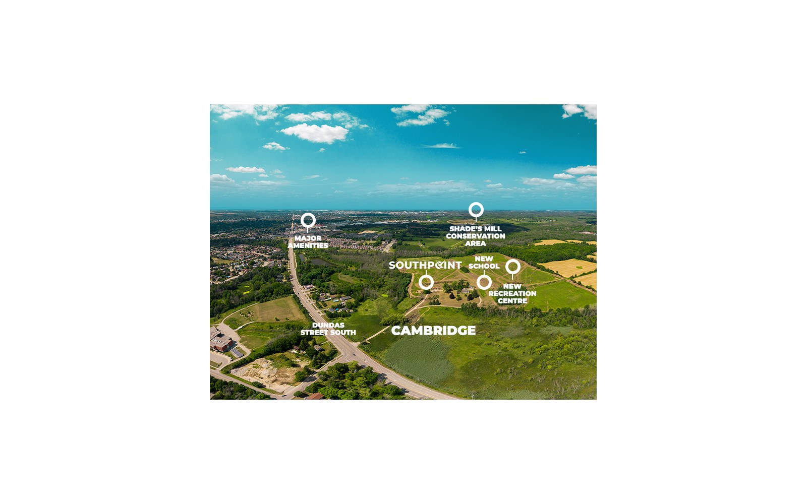 Site plan for Southpoint in Cambridge, Ontario