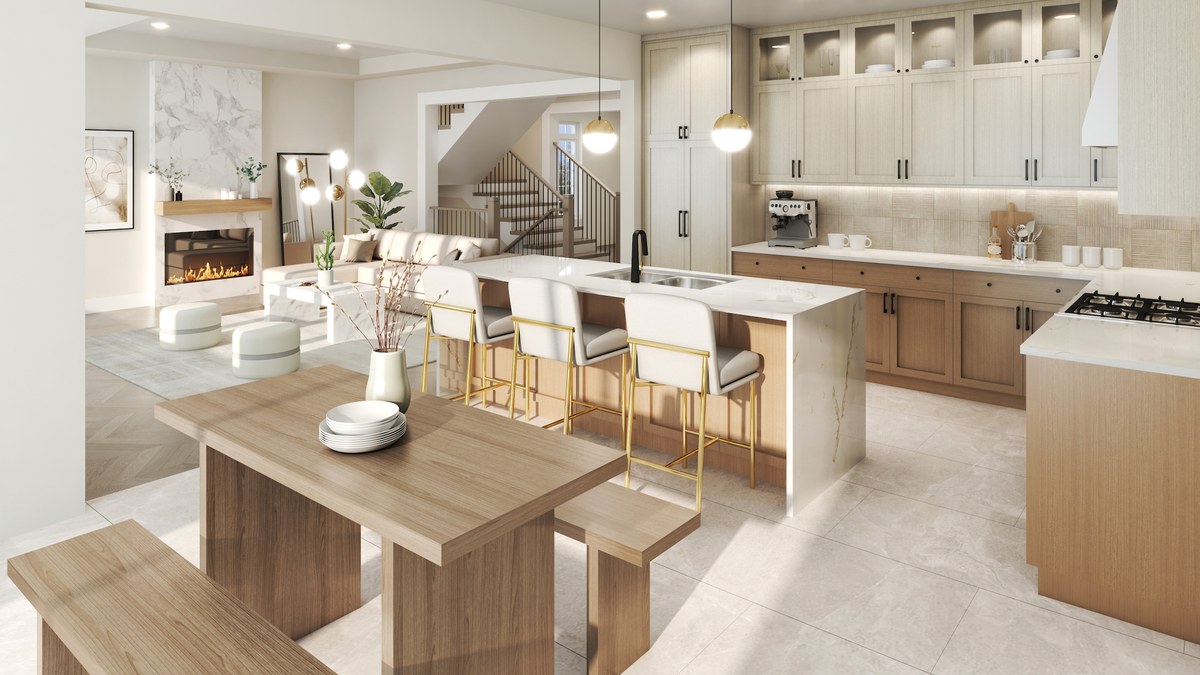 New homes at South Bay at River's Edge development by Zancor Homes in Wasaga Beach, Ontario