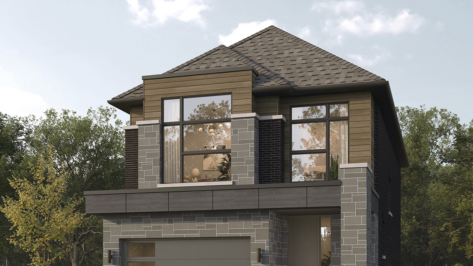 West Brooklin single detached exterior