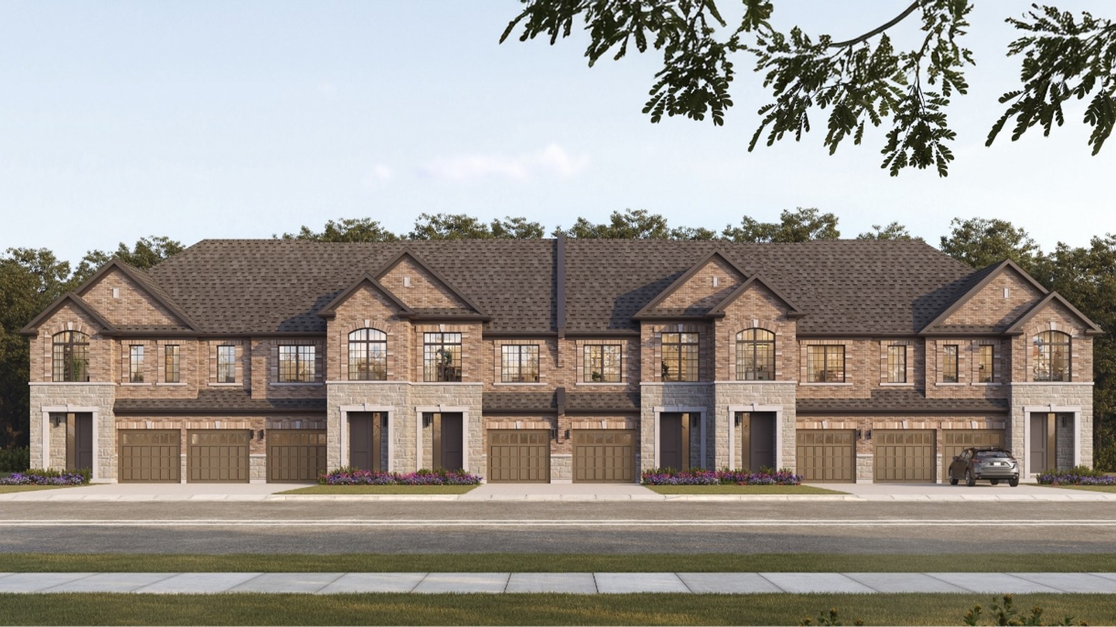 West Brooklin townhome exterior