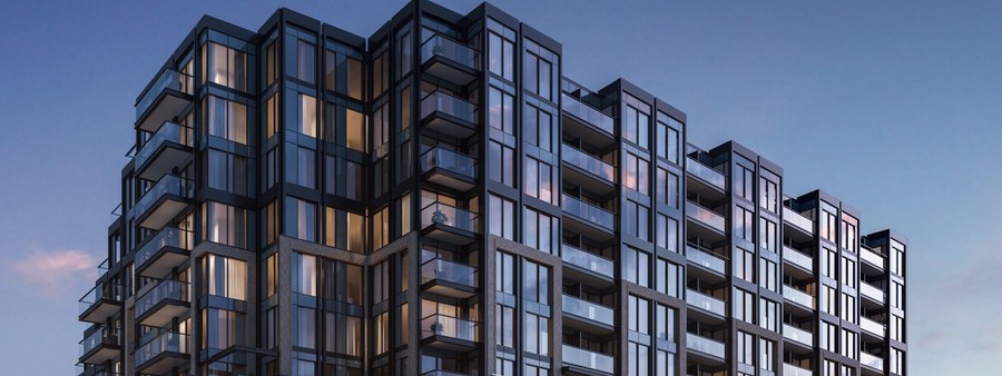 New homes at Exhale Residences development by Queens Gate in Mississauga, Ontario