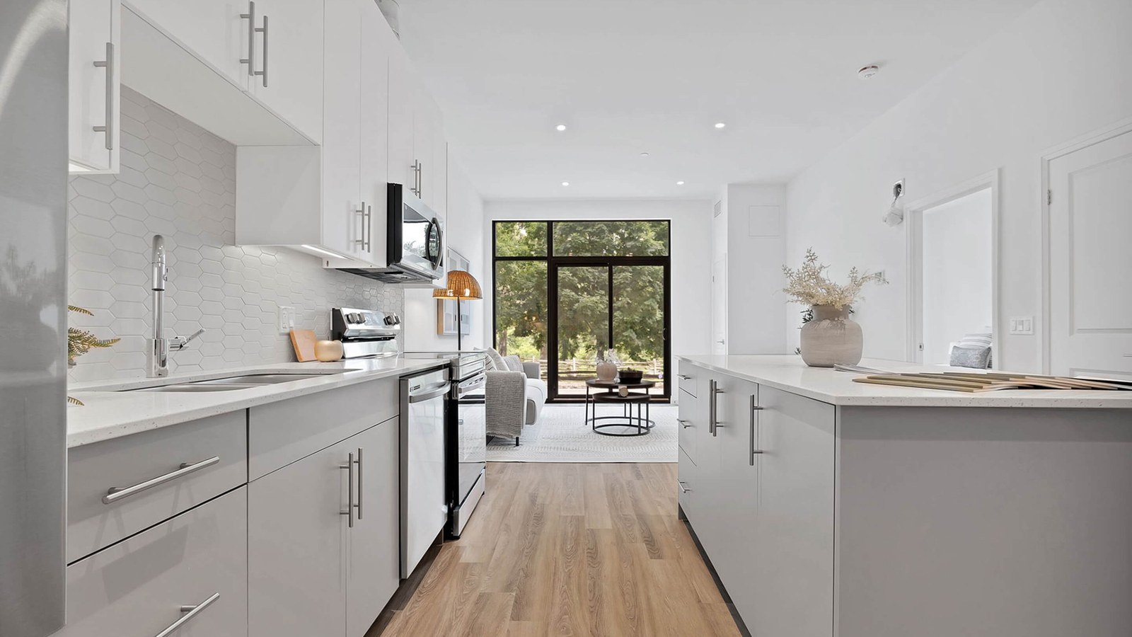Rainbow Lake kitchen interior