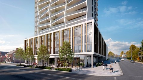 Strata exterior rendering