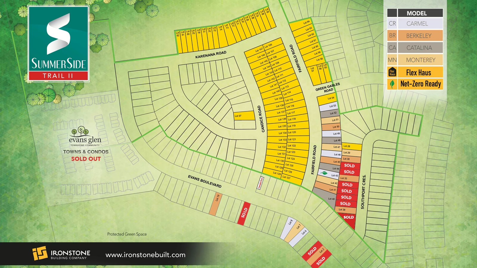 Site plan for Summerside Trail II in London, Ontario