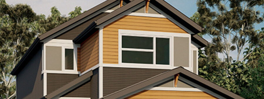 New homes at Cornerstone development by Jayman in Calgary, Alberta