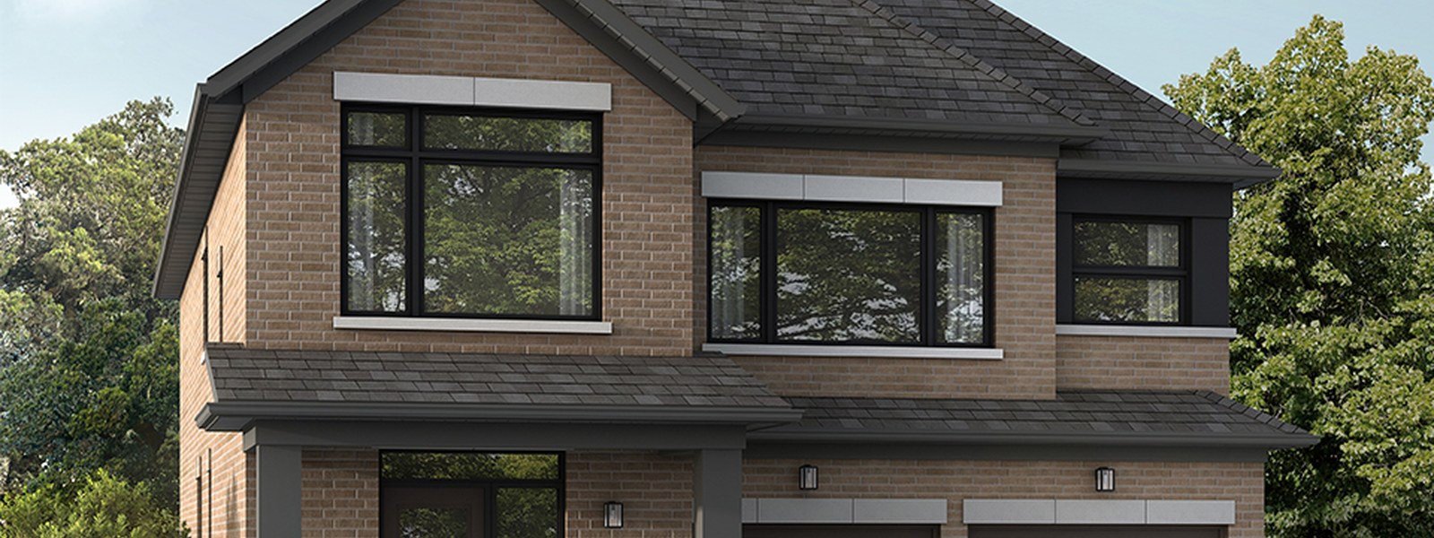 New homes at North Gate Trails development by Lakeview Homes in Ajax, Ontario