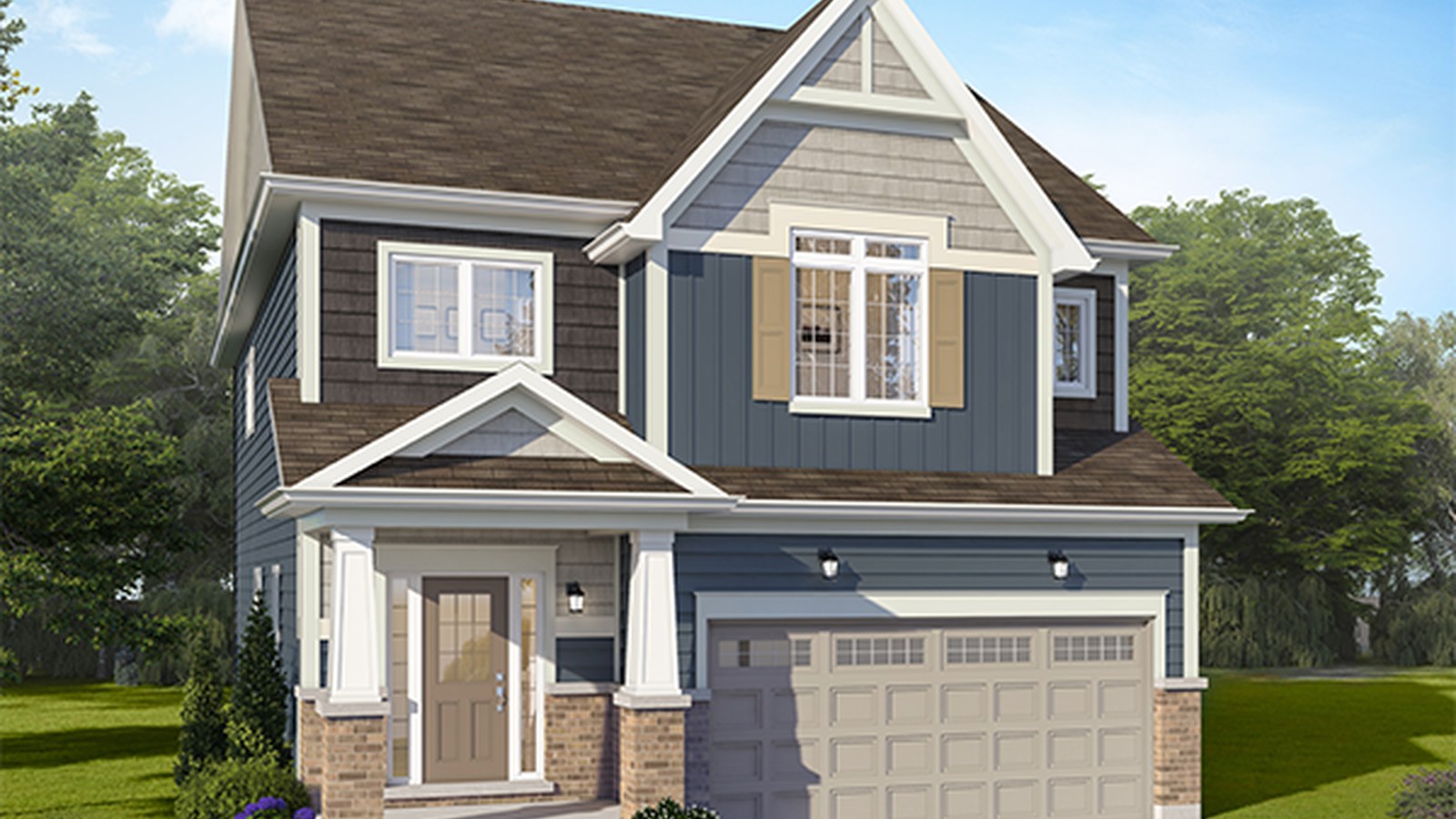 The Cedars single-family home rendering