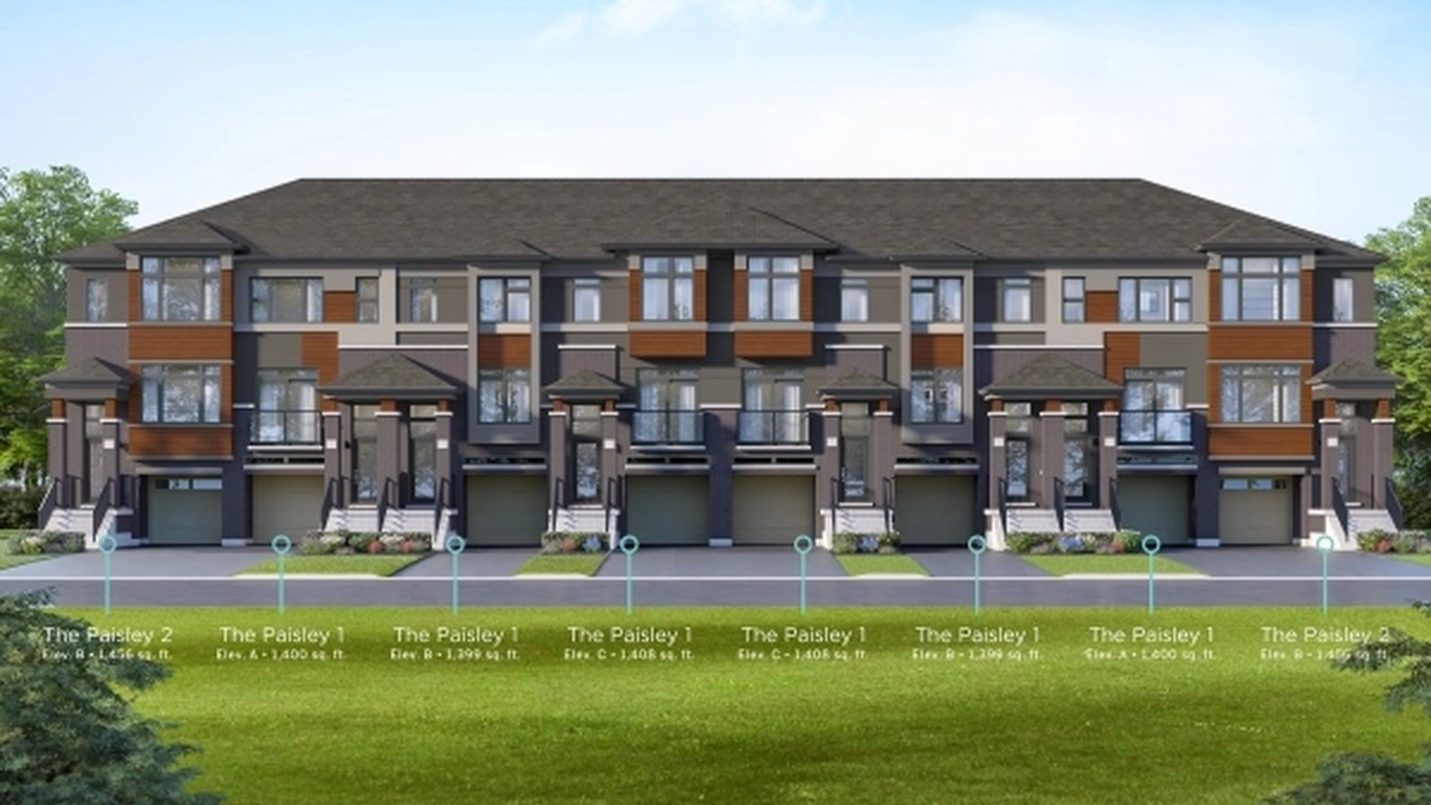 Electric Grand Towns block rendering