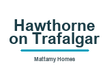 New homes at Hawthorne on Trafalgar development by Mattamy Homes in Milton, Ontario