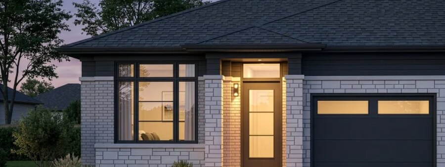 New homes at Maplewood Park development by Losani Homes in Stoney Creek, ON