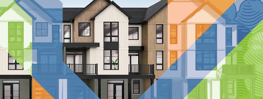 New homes at Riverbend development by Losani Homes in Paris, ON