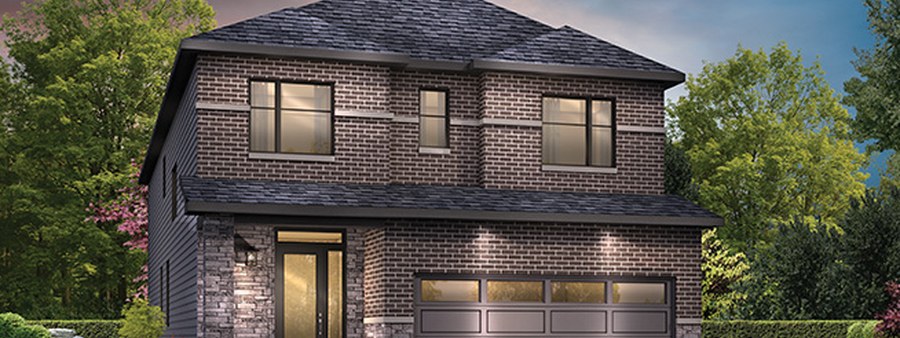 New homes at Abbott's Run development by Minto Communities in Stittsville, ON