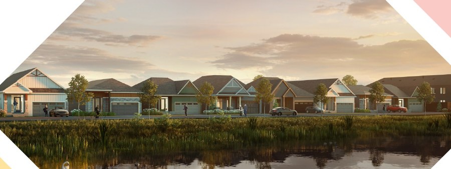 New homes at Weavers Way development by Minto Communities in Almonte, ON
