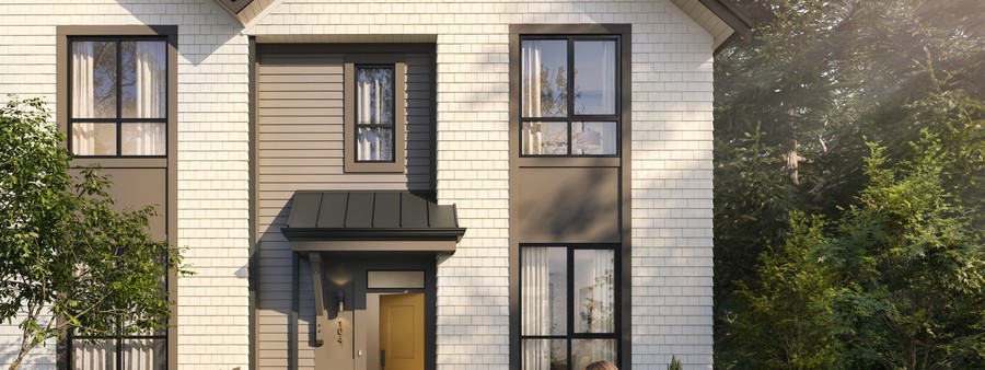 New homes at Marigold development by Mosaic in Coquitlam, British Columbia