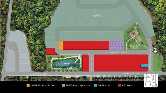 Site plan for Castles of Caledon (Mk) in Caledon, ON