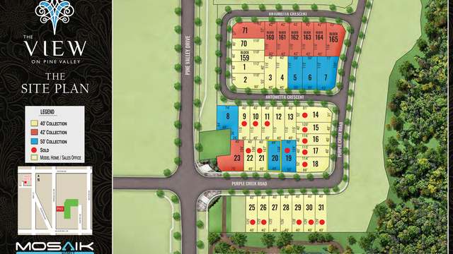 Site plan for The View on Pine Valley in Vaughan, ON
