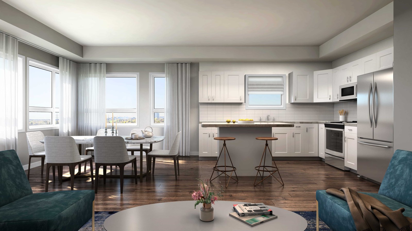 One Eighteen suite kitchen by Mountainview