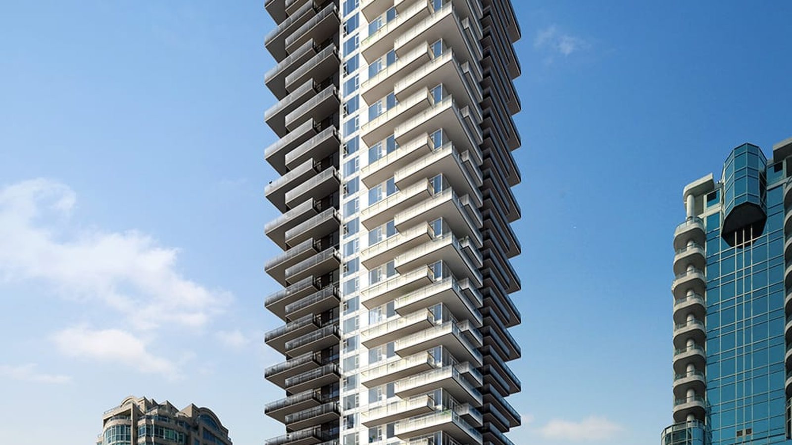 1335 Howe tower exterior