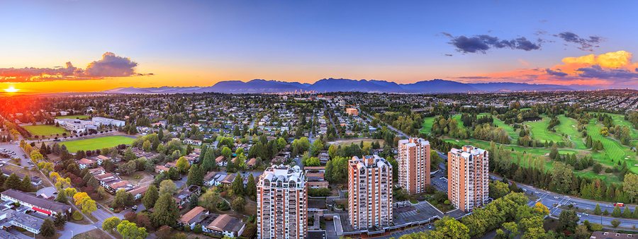 New homes at Cambie Gardens development by Onni Group in Vancouver, BC