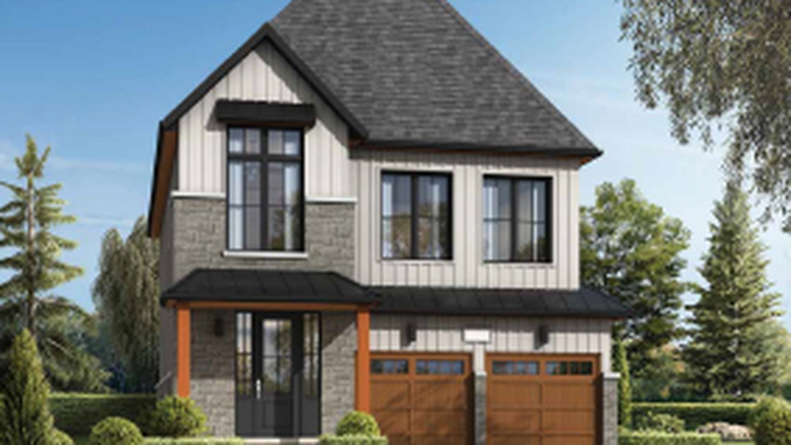 The Castle Mile modern home rendering