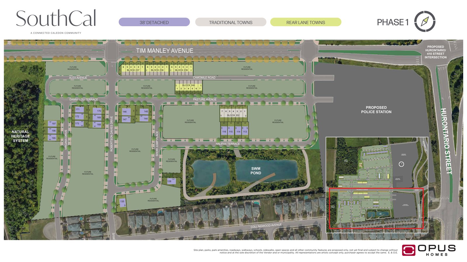 Site plan for SouthCal in Caledon, Ontario