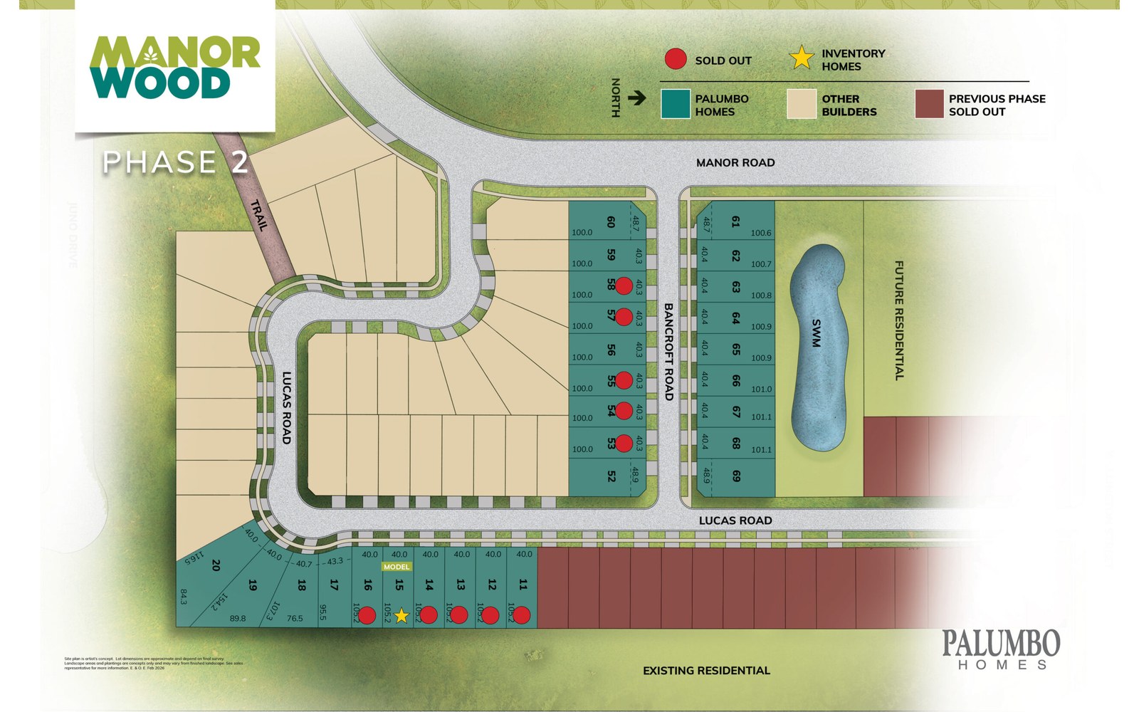 Site plan for Manorwood in St. Thomas, Ontario